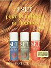 Publicité Advertising 039  1965    Set de Pantène hair  spray  laque cheveux