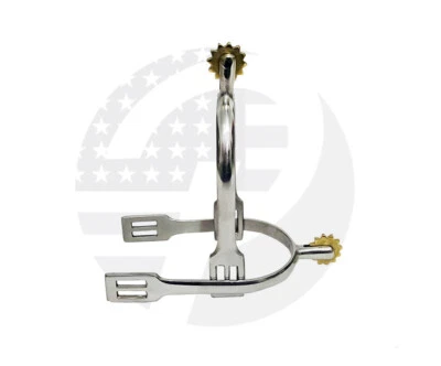 HORSE RIDING SPURS LIGHT WEIGHT COLOR SILVER