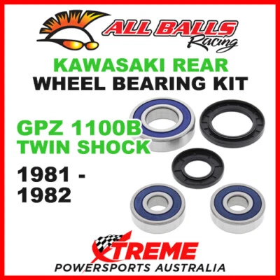 All Balls 25-1285 Kawasaki GPZ1100B Twin Shock 1981-1982 Rear Wheel Bearing Kit - Image 1 of 2