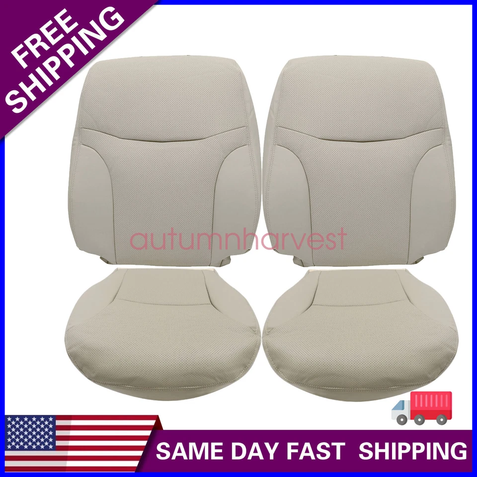 Cubierta de asiento de cuero frontal tostado para Lexus ES300 ES330 2002 2003 2004 2005 Foto 1 de 4