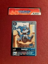 Veemon BT2-021 AA DC-1 GRAND PRIX Digimon Card Game English Alt Art