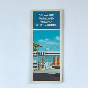 Mapa de ruta 1973 Delaware Maryland Virginia West Virginia Hess - Imagen 1 de 11