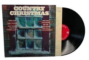 Country Christmas Vinyl LP Compilation 60s Featuring Johnny Cash & Tammy Wynette - Picture 1 of 6