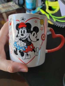 Mickey Mouse Valentines Day 20 Oz Coffee Mug Cup New - Picture 1 of 12