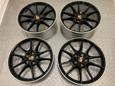 Original 20 Zoll Alufelgen Porsche 911 991 CARRERA S C2 99136216104 99136216604 - Bild 1 von 4