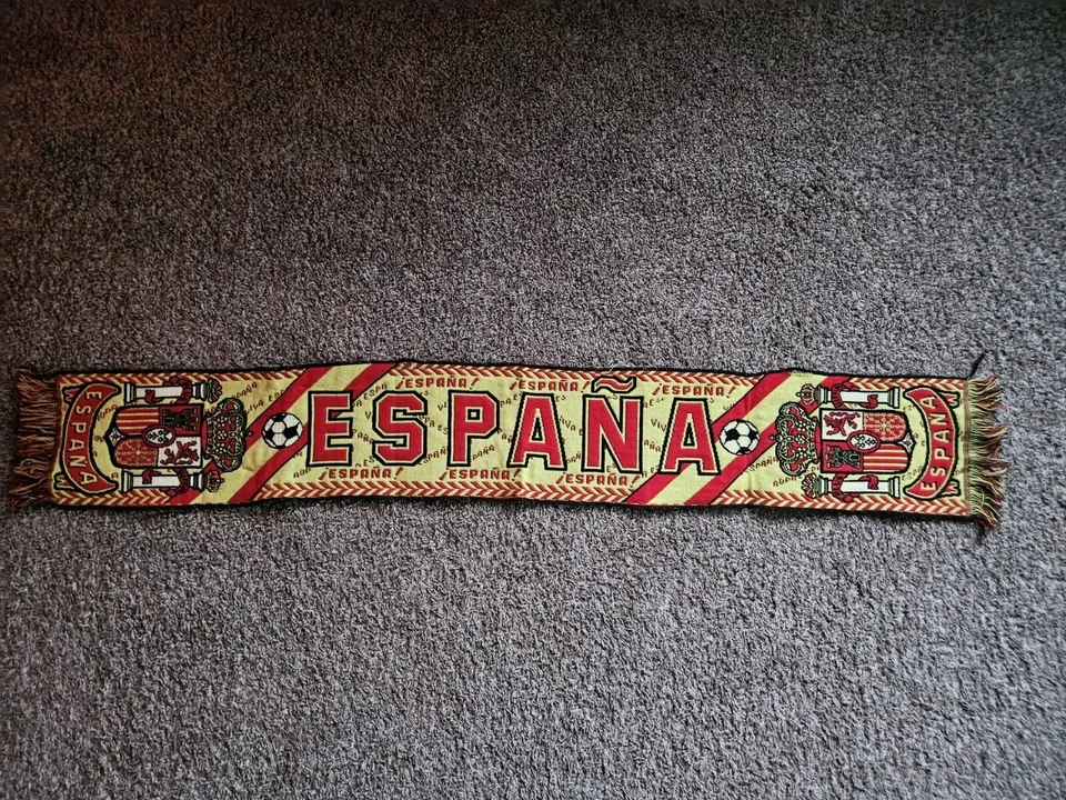 Fútbol Fútbol España Patrimonio Tela Tejido Banner Decoración Foto 1 de 4