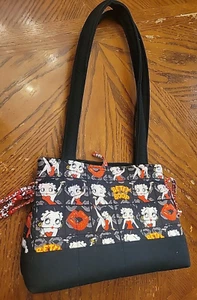 Betty Boop Pattern Purse Tote Handbag Purse - Picture 1 of 10