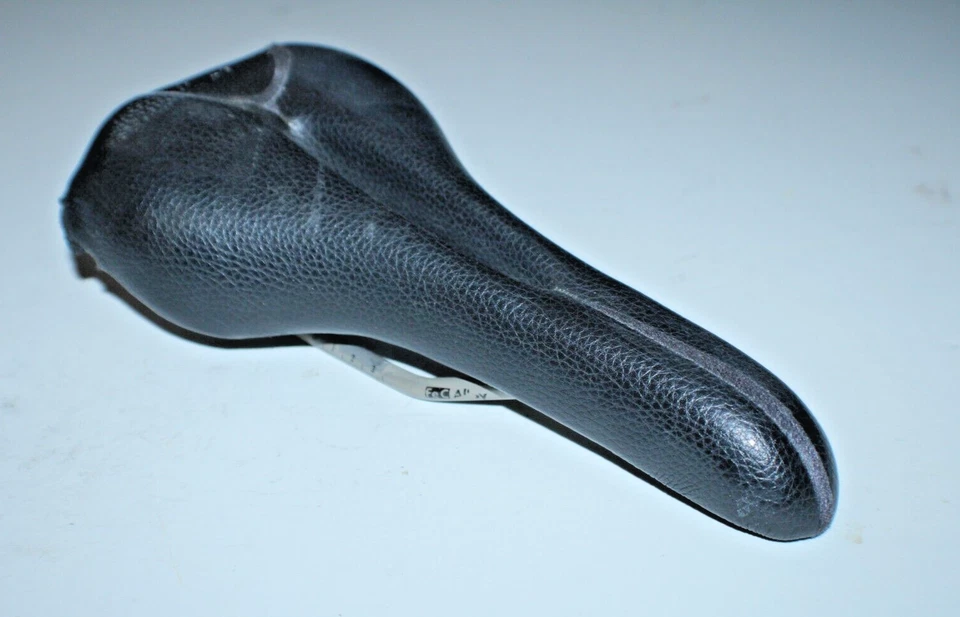 Sillín de bicicleta de carretera Touring vintage 270/130 mm híbrido negro hecho en Italia envío a EE. UU. Foto 1 de 4