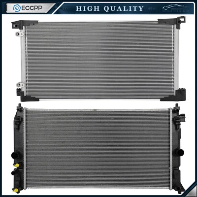 Aluminum Radiator & AC Condenser Cooling Kit For 2017-2020 Toyota Prius Prime - Image 1 of 4