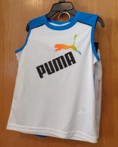 Boys OUTFIT~PUMA~2 pc. Muscle Tee & Mesh Shorts~Boys Sizes Available~NEW w/tags - Picture 1 of 2