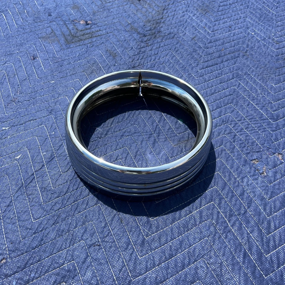 1994 - 2017 Harley Davidson Road King Kuryakyn anel de acabamento de farol cromado 7"" - Imagem 1 de 4