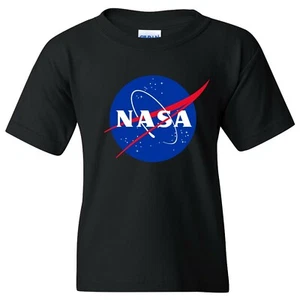 NASA Logo - National Aeronautics and Space Administration Youth T Shirt - Picture 1 of 33