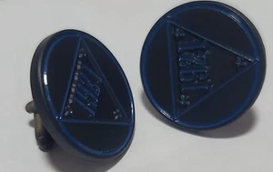 NJSP New Jersey State Police cufflinks feat Phoenix Challenge Coins Tactical Bla - Picture 1 of 2