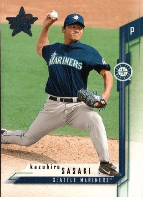 2001 Donruss Leaf Rookies & Stars #99 - Kazuhiro Sasaki Seattle Mariners 01-092 - Image 1 of 2