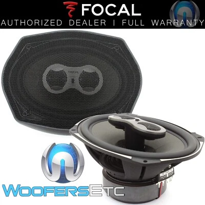 FOCAL PC71 7"x10" LOUD MOTORCYCLE 3-WAY ALUMINUM TWEETERS COAXIAL SPEAKERS NEW - Image 1 of 4