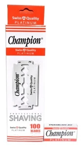 100 Champion Platinum Double Edge Razor Blades - Picture 1 of 1