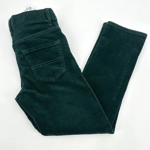 Childrens Place Corduroy Pants Boys 7 Kid Spruce Green Slim Stretch 5 Pocket NEW - Picture 1 of 10