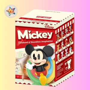 POP MART Disney Mickey Childhood Of Boundless Imagination BLIND BOX Popmart NEW - Afbeelding 1 van 3