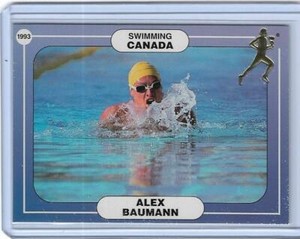 RARE 1992/93 ICCOA ALEX BAUMANN CARD #26C CANADA SWIMMING ~ OLYMPICS ~ ATHLETES