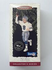 1996 Troy Aikman NFL Dallas Cowboys Hallmark Christmas Ornament MIB w/Card