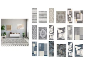 Soft Rugs or Runner Modern Mat Soft Pile Living Room Tokyo 9 Designs 3 Sizes - Picture 1 of 38