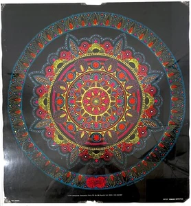 Vintage Blacklight Poster Howard Bernstein, Pomegranate 1971, 22.5x24”, Lokoya - Picture 1 of 9