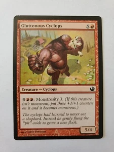 MTG Magic The Gathering Card Gluttonous Cyclops Creature Cyclops Red Journey Nyx - Picture 1 of 2