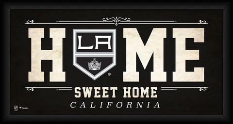 Los Angeles Kings Framed 10" x 20" Home Sweet Home Collage Cover