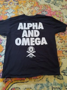 Alpha & Omega L Large T-Shirt Street Prowl Hardcore Punk Bitter End Grave Maker - Foto 1 di 3