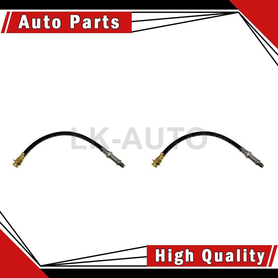 Línea de freno de manguera hidráulica de freno delantero 2 para camioneta Dodge B100 1971 1972 Foto 1 de 4