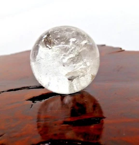 Natural Rock Quartz Crystal Round Sphere Orb 2" 4 oz - Picture 1 of 8