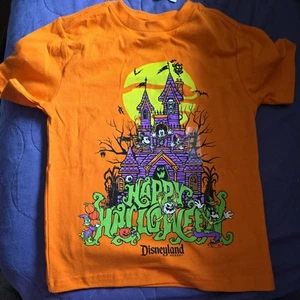 Disney Parks Disneyland 2024 Happy Halloween T Shirt Size xs 4 YOUTH - Picture 1 of 5