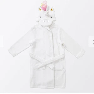 Pottery Barn Kids Unicorn bath robe Unicorn Rainbow Critter Robe - Picture 1 of 9