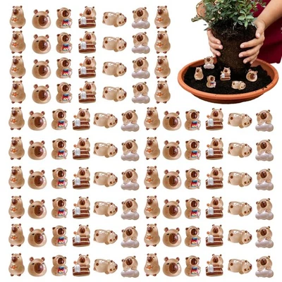 100X Mini Muñecas Animales Adornos de Resina Decoración de Jardín Muñeca Arte en Uñas Accesorios Foto 1 de 4