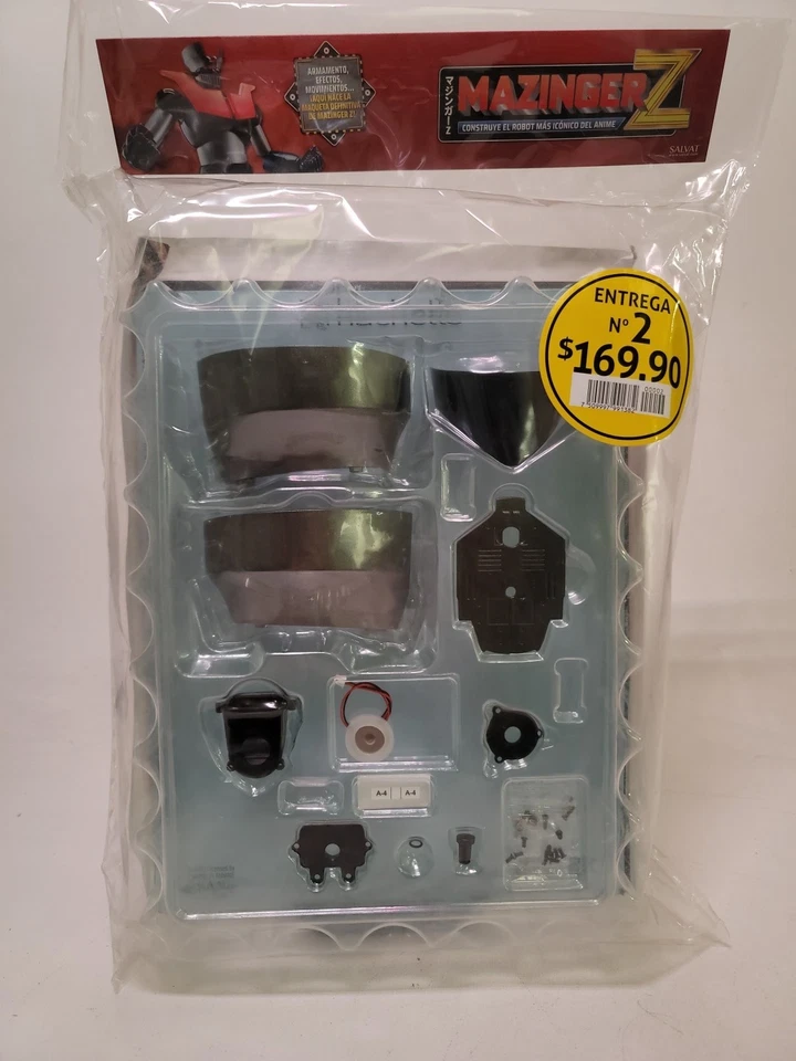 Mazinger Z Fascicle #2 Журнал Build Mazinger Z HACHETTE SALVAT!! Запчасти для игрушек - Изображение 1 из 2