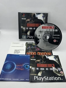 Resident Evil 3 Nemesis PS1 Sony PlayStation Black Label UK PAL VGC with Manual - Picture 1 of 10