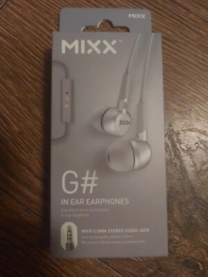 Mixx Earphones In Ear With In-line Remote Play/pause & Hands Free & 3 Cushions - Image 1 of 2