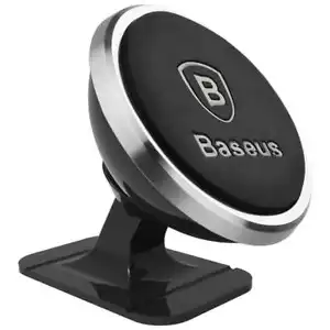 Supporto magnetico auto per abitacolo Baseus argento supporto cellulare car mount auto - Foto 1 di 5