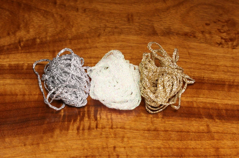 Hareline Dubbin - Oropel trenzado diamante macizo Foto 1 de 1