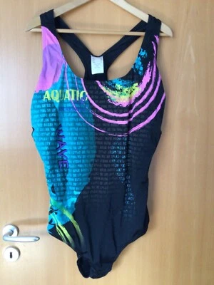 🐠Neuwertig🐠 Ulla Popken Badeanzug🐠 Ringerrücken🐠 Gr. 56🐠 - Bild 1 von 3