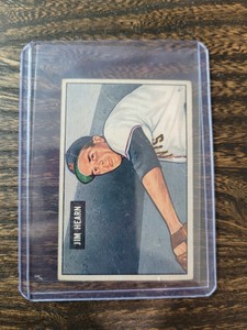1951 BOWMAN JIM HEARN 61 BASEBALL NEW YORK GIANTS