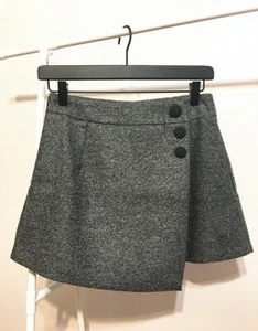New Womens Ladys High Waist Plain Skater Pleated Short Mini Skirt Shorts SZ M - Picture 1 of 8