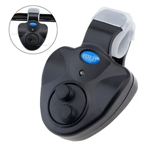 Electronic Loud Siren LED Light Fish Bite Alarm, Buzzer Clip on Fishing Rod - Picture 1 of 10