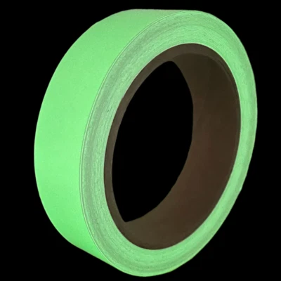 25mm Glow In The Dark Tape 10 metre Roll Sticky Self Adhesive Luminous Sticker - Image 1 of 4