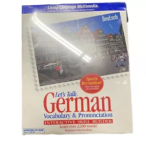 Let’s talk German vocabulary pronunciation software for windows 3.1 and 95 - Picture 1 of 3
