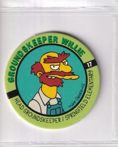 Groundskeeper Willie 1994 The Simpsons Skybox Pog #17 - Bild 1 von 2