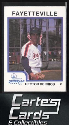 Hector Berrios 1987 ProCards Fayetteville Generals #1292 Detroit Tigers - Image 1 of 2