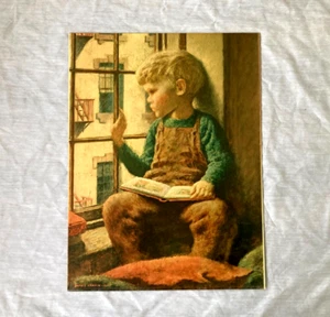 Vintage James Chapin "The Picture Book" 24"x 18" Art Print 1946 - Rare!! - Picture 1 of 3