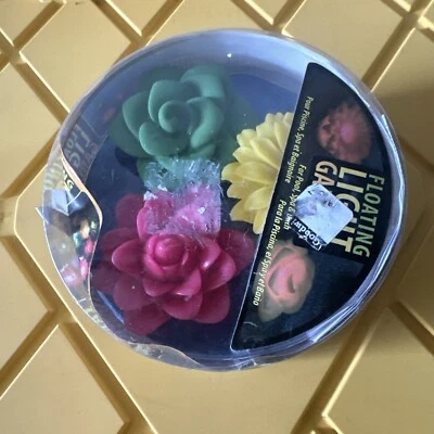 Комплект из 2 плавающих светильников садовые светодиодные цветы бассейн спа ванна стол 2006 в коробке - Изображение 1 из 4