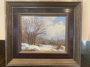 Pintura al óleo de Thomas Torak "January Morning" de Salmagundi Club 2008 - Imagen 1 de 12